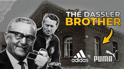 youtube de dassler broers adidas versus puma deel i|INSANE story behind adidas and puma, the dassler brothers.